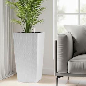 30 in Tall Large Flower Pots Planter with Self-Watering Drainage Holes&Inner Trays Indoor Outdoor Plant Pot with Drain Holes, Water Level Monitor