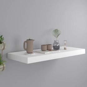 Wall Shelf White Honeycomb MDF, metal Medium Floating Wall Shelf