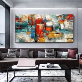 Hand Oil Paintings Wall Art On Canvas Wall Art Decoration Modern Abstract Picture For Home Living Room hallway bedroom luxurious decorative paint (size: 150X220cm)
