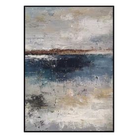 Large Abstract Oil Painting Handmade Home Decoration Office On Canvas Wall Art Original Abstract Textured Art Hand Painted (size: 100X150cm)