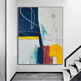 Handmade Picture Wall Art Paintings Handpainted Oil Painting On Canvas Large Handmade Wall Art Modern Home Decoration No Framed (size: 150X220cm)