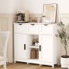 Storage Cabinets,Wooden Floor Cabinet,with Drawers and Shelves Storage Cabinets,Accent Cabinet for Living Room,Bedroom,Bathroom Furniture Home Decor